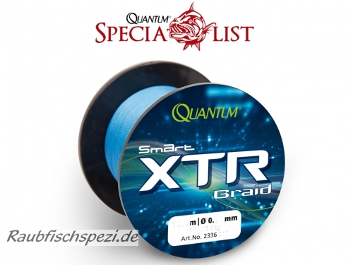 Quantum Smart XTR Braid 0,10 mm - 3,6 kg  "Blau"          /50m