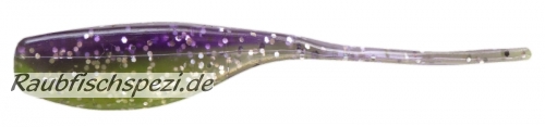 Relax Stinger Shad 5 cm (2") Purple / Chartreuse