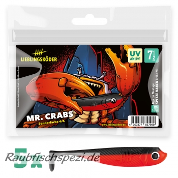 Lieblingsköder "Mr Crabs"  7,5 cm  -5 Stück-