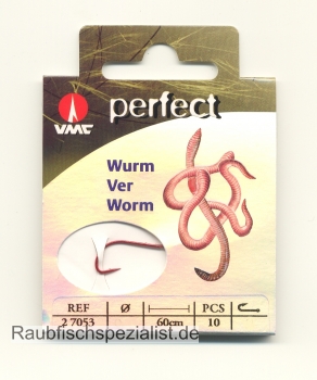 VMC Wurmhaken Rot Gr. 4