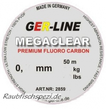 GER-Line Fluocarbon  0,60 mm   -50m-