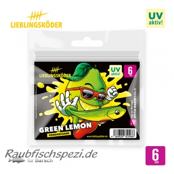 Lieblingsköder "Green Lemon" 6cm   -6 Stück-