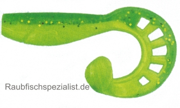 Zandertail 12,5 cm (Gr.E) -Grün Metallic- 4 Stück