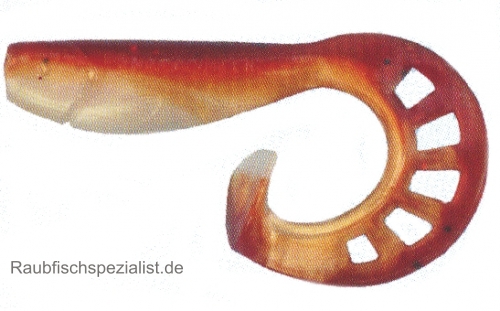 Zandertail 10 cm (Gr.D) -Perl Braun- 5 Stück