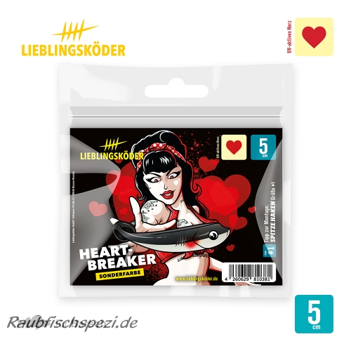 Lieblingsköder "Heartbreaker" 5cm   -6 Stück-