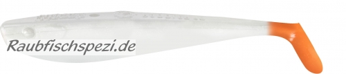 Manns Q-Paddler 18 cm Solid white UV Tail