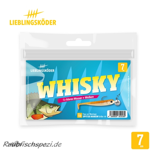 Lieblingsköder "Whisky"  7 cm  -5 Stück-