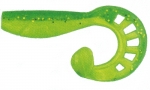 Zandertail 10 cm (Gr.D) -Grün Metallic- 5 Stück