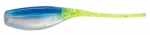 Relax Stinger Shad 5 cm (2") Blue / White - Chartreuse Tail