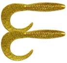 Svartzonker Big Tail Grub Twister 33 cm Gold Glitter   -2 Stück-